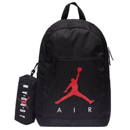 Nike Jordan Air Mochila Con Plumier Negro ÚNICA
