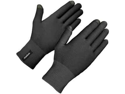 Gripgrab Merino Wool Liner Gloves Black - M/L