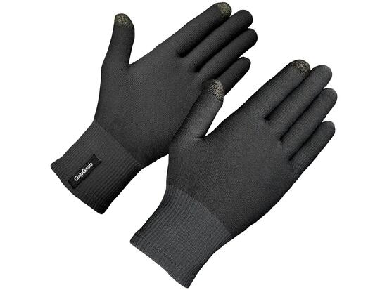 Gripgrab Merino Wool Liner Gloves Black - M/L