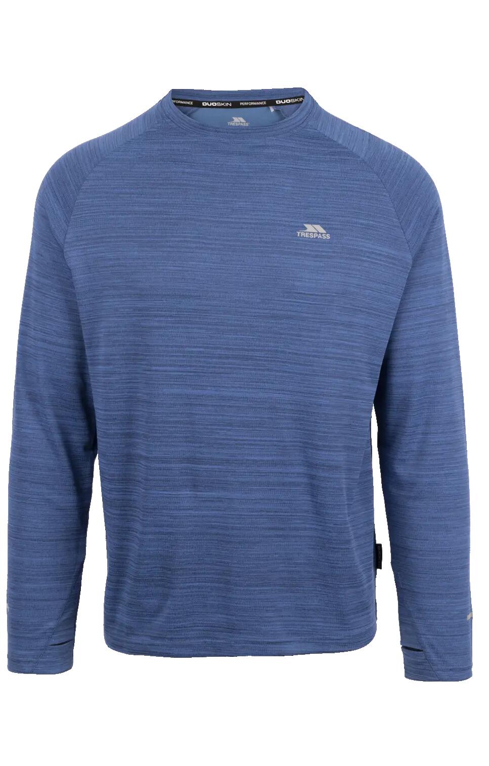 Trespass Adamo- Male Active Top Navy Marl 1/2