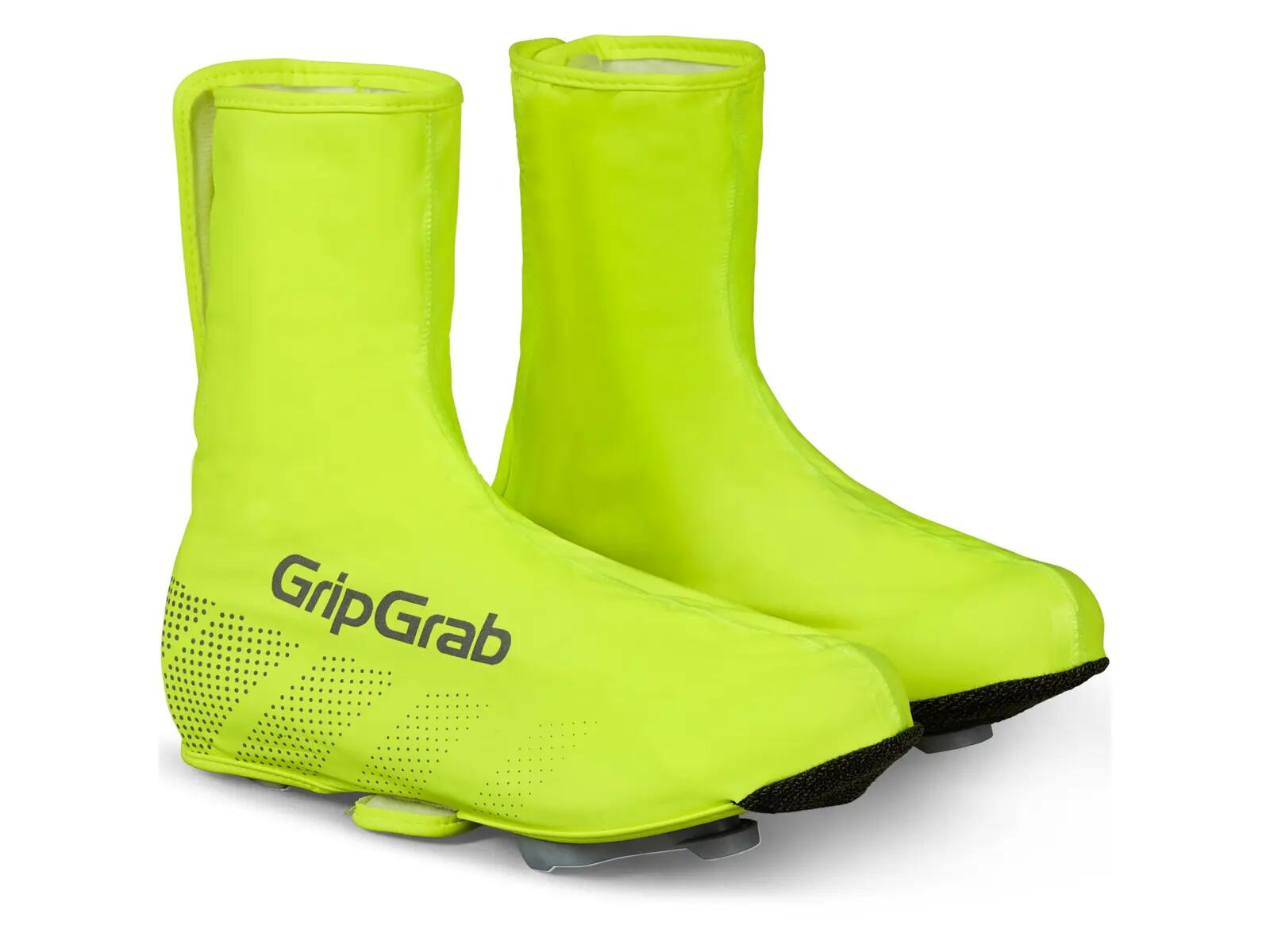 Gripgrab Ride Hi-vis Waterproof Road Shoe Covers Yellow - M - (40-41) 1/7