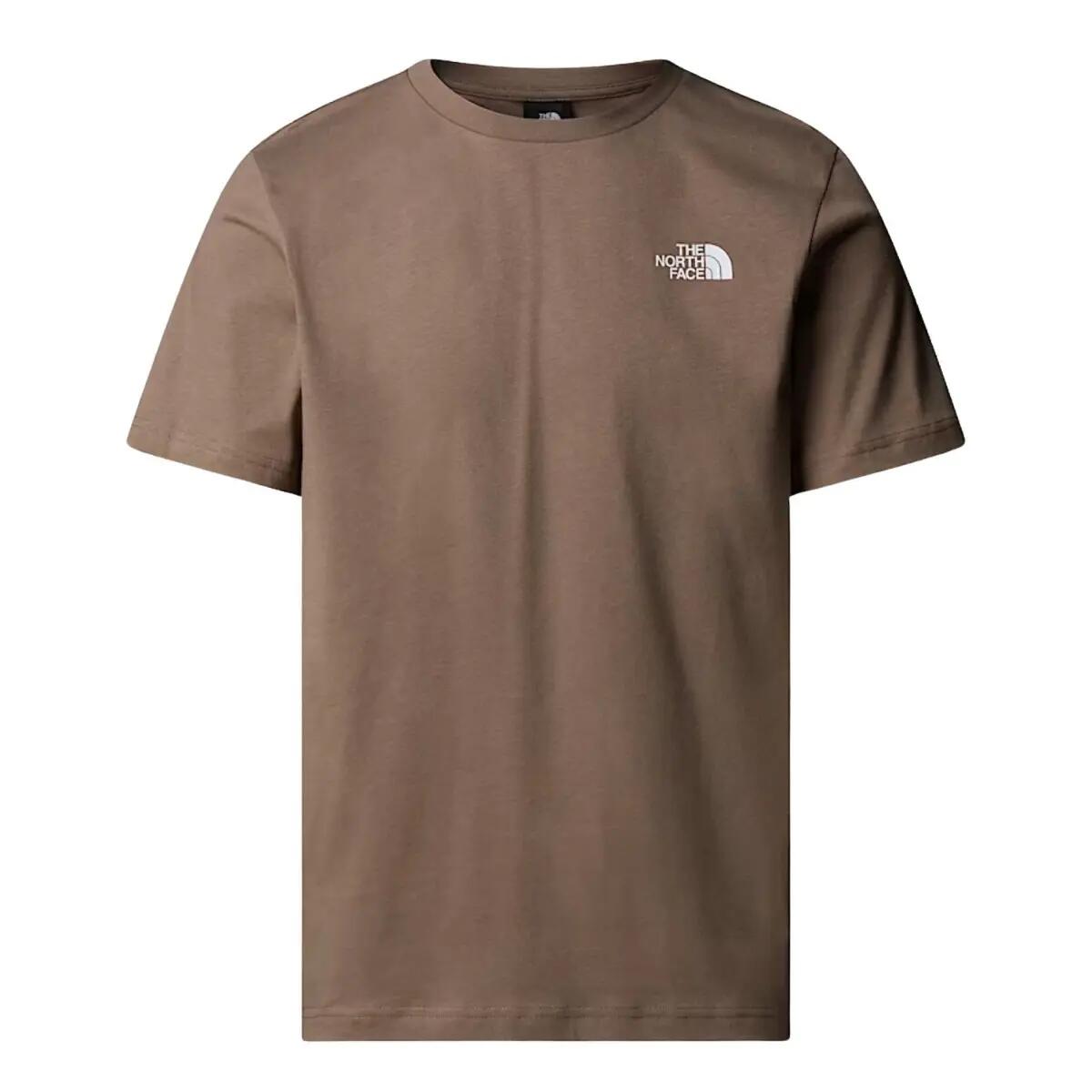 T-Shirt für Herren The North Face Evolution Box Braun. 1/5