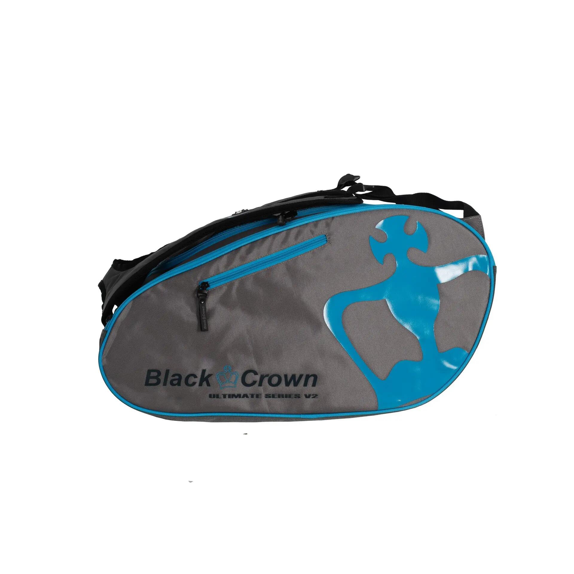 Black Crown Ultimate Series V2 Padel Bag Gris/Azul ÚNICA