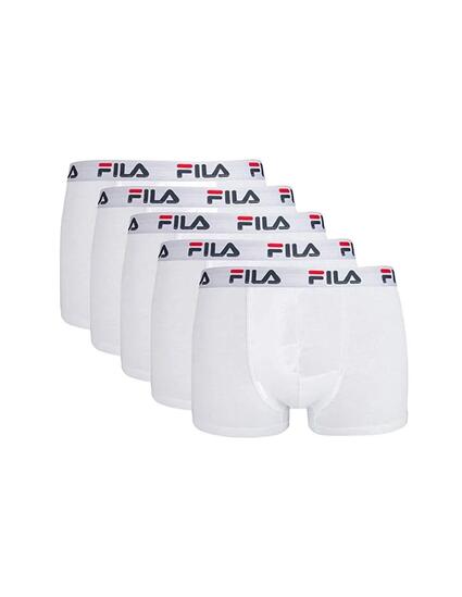 Pack 5 Boxer Fila Fu5016/5 200 Blanc