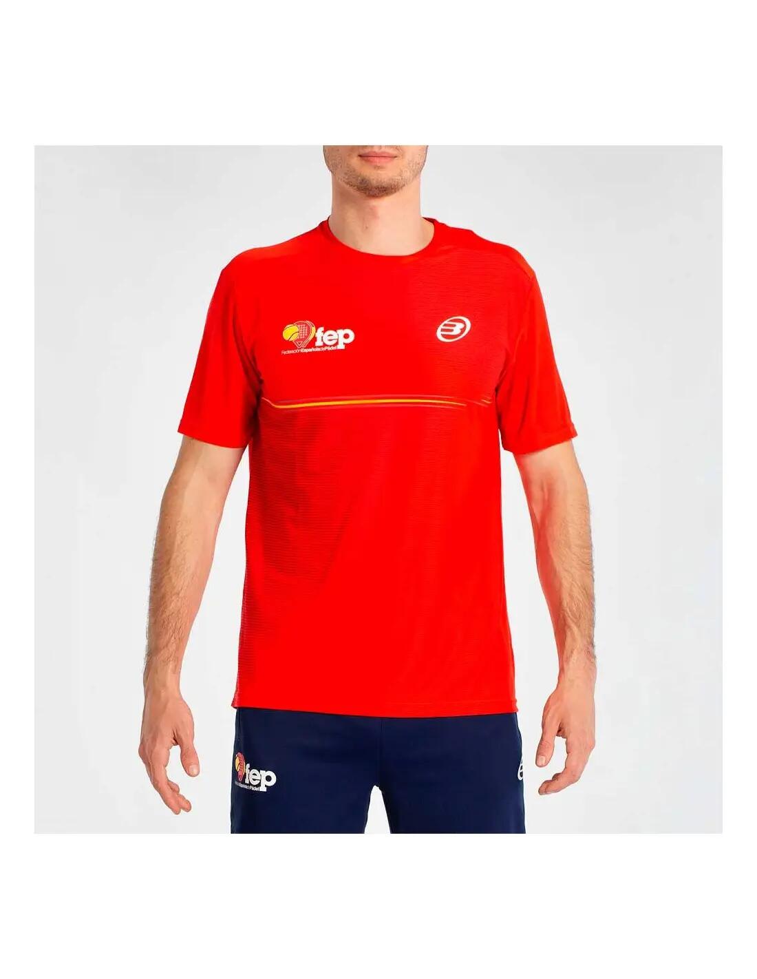 Camiseta Manga Corta Bullpadel Fang Hombre