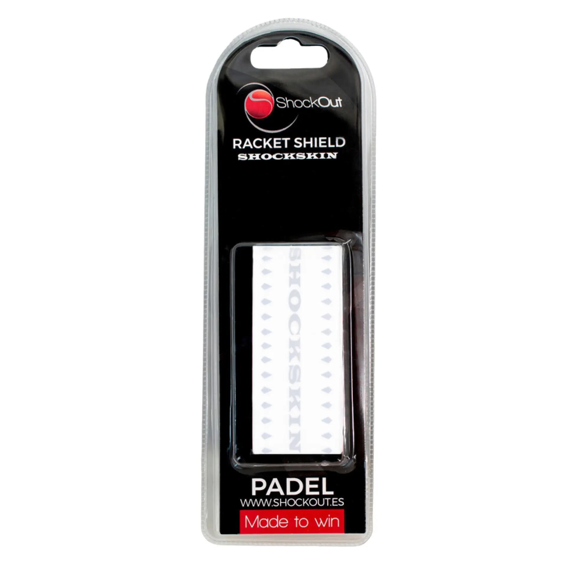 Shockout Pádel Protecteur de Raquette Transparent Multicolore 1/3