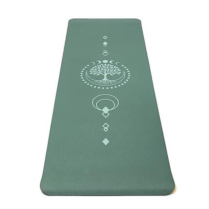 Yogi & Yogini Tapis Yoga TPE Tree Of Life Vert - 950 g