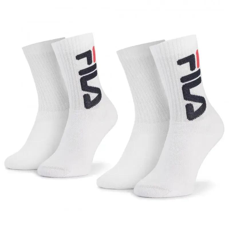 Socken Fila Tennis 2er-Pack Unisex Weiß 39-42 1/7
