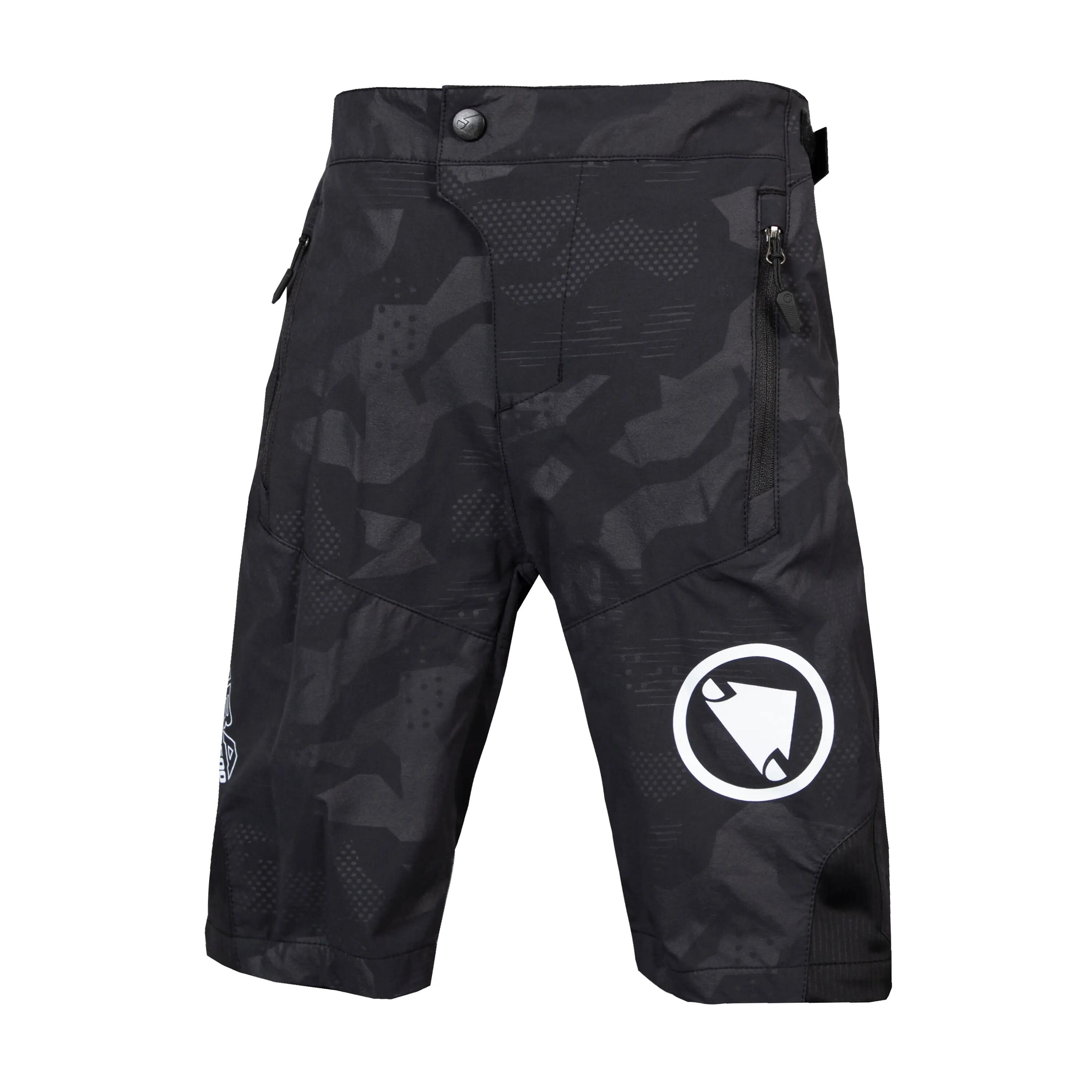 Endura Kids Mt500jr Burner Curto Preto Camuflado 1/5