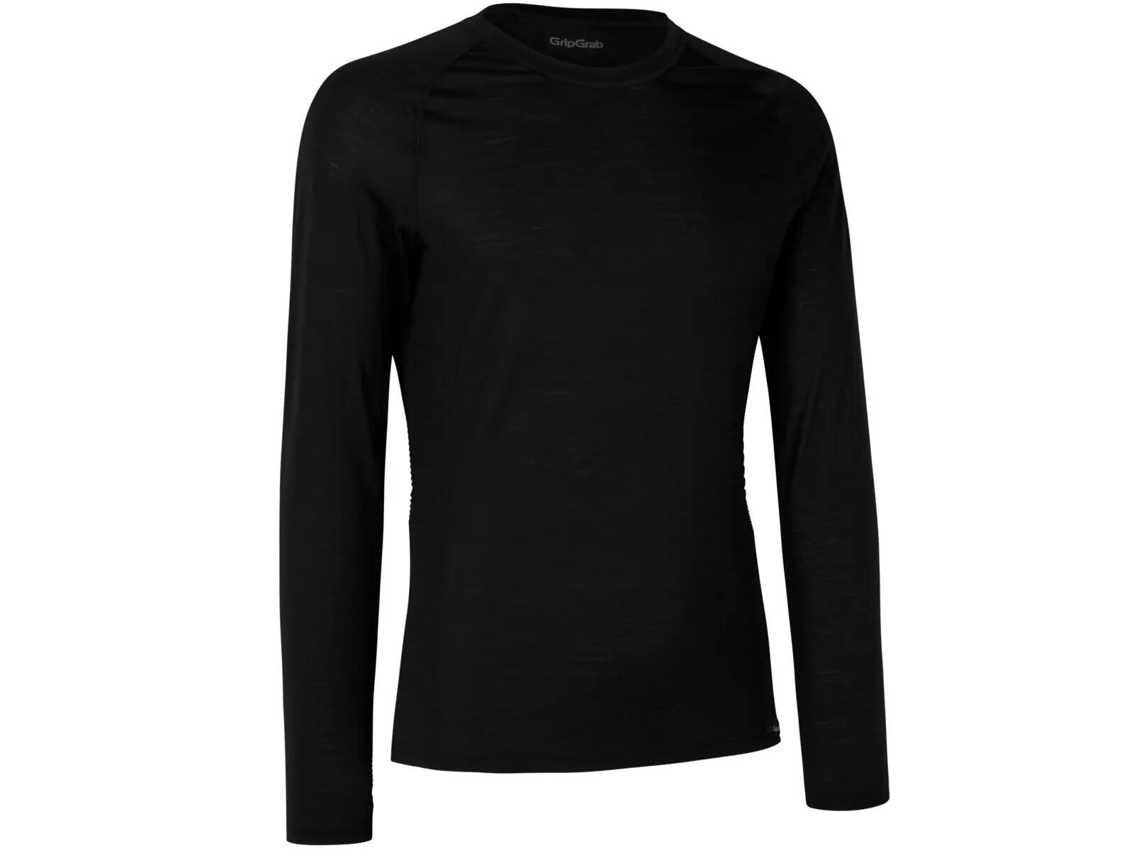 Gripgrab Merino Blend Thermal Long Sleeve Base Layer Black - M
