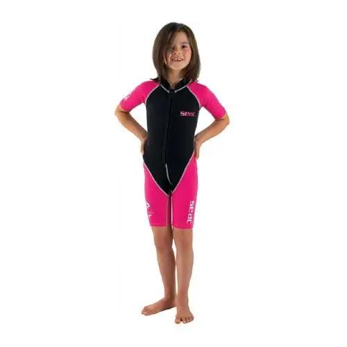 Seac Combinaison Enfant Shorty Dolphin Rose