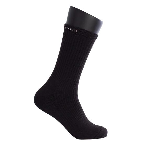 Pack de chaussettes hautes Black Crown Noir 35-38