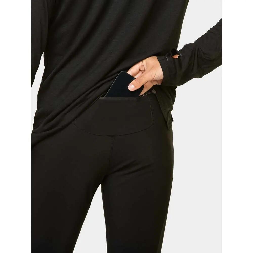 Mallas - Running - Hombre - Cálidas, transpirables - Negro 3/4