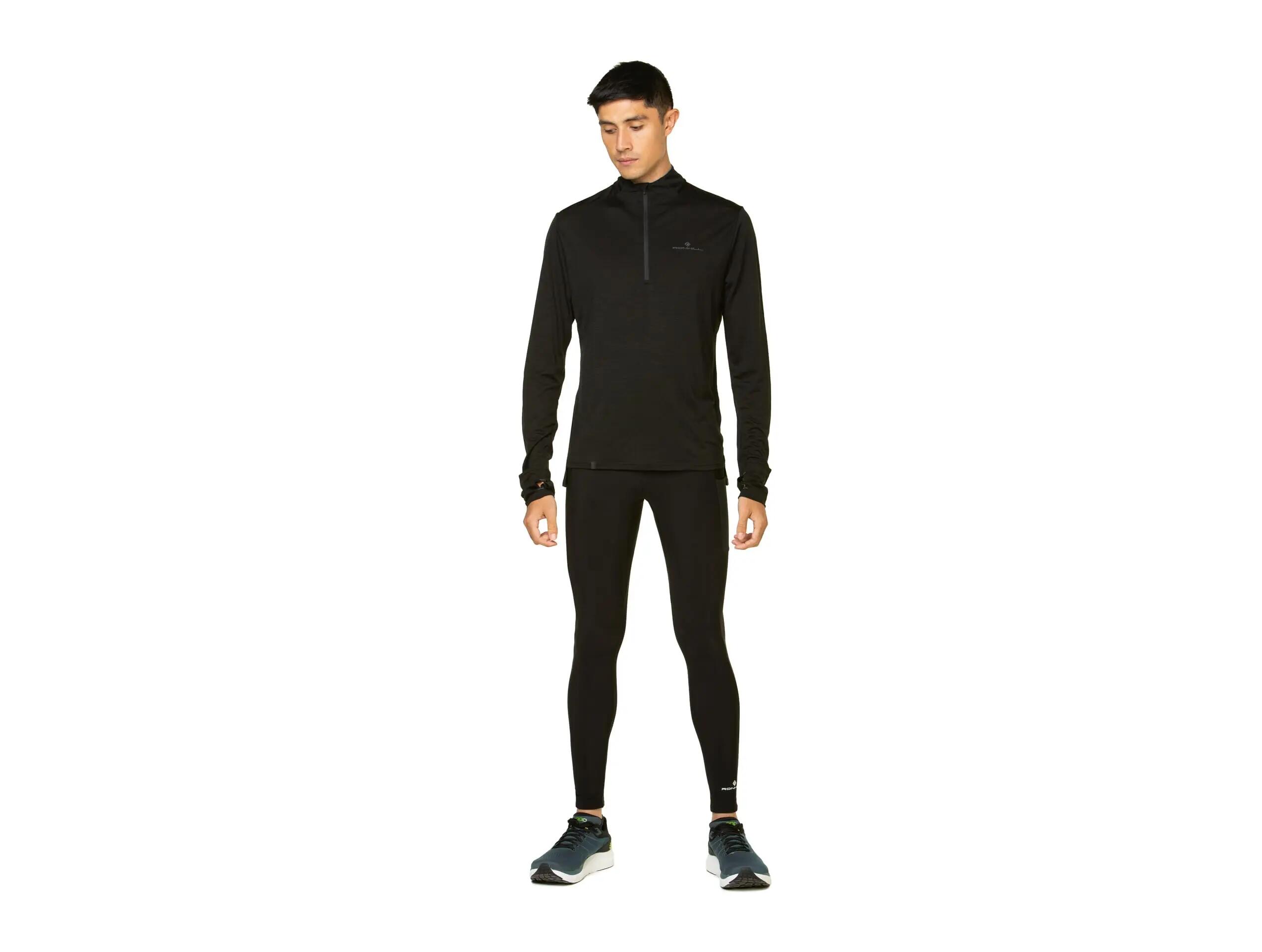 Mallas - Running - Hombre - Cálidas, transpirables - Negro 2/4