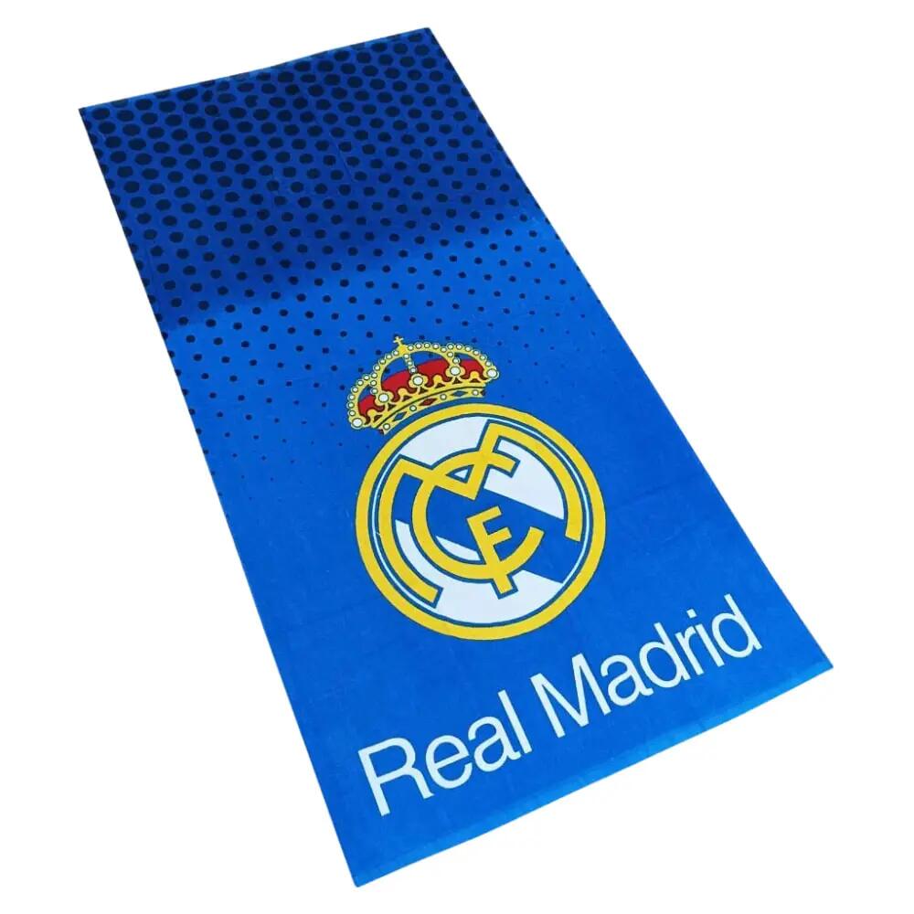 Toalla de Algodón Real Madrid Puntos Azul Marino 150x75 4/4