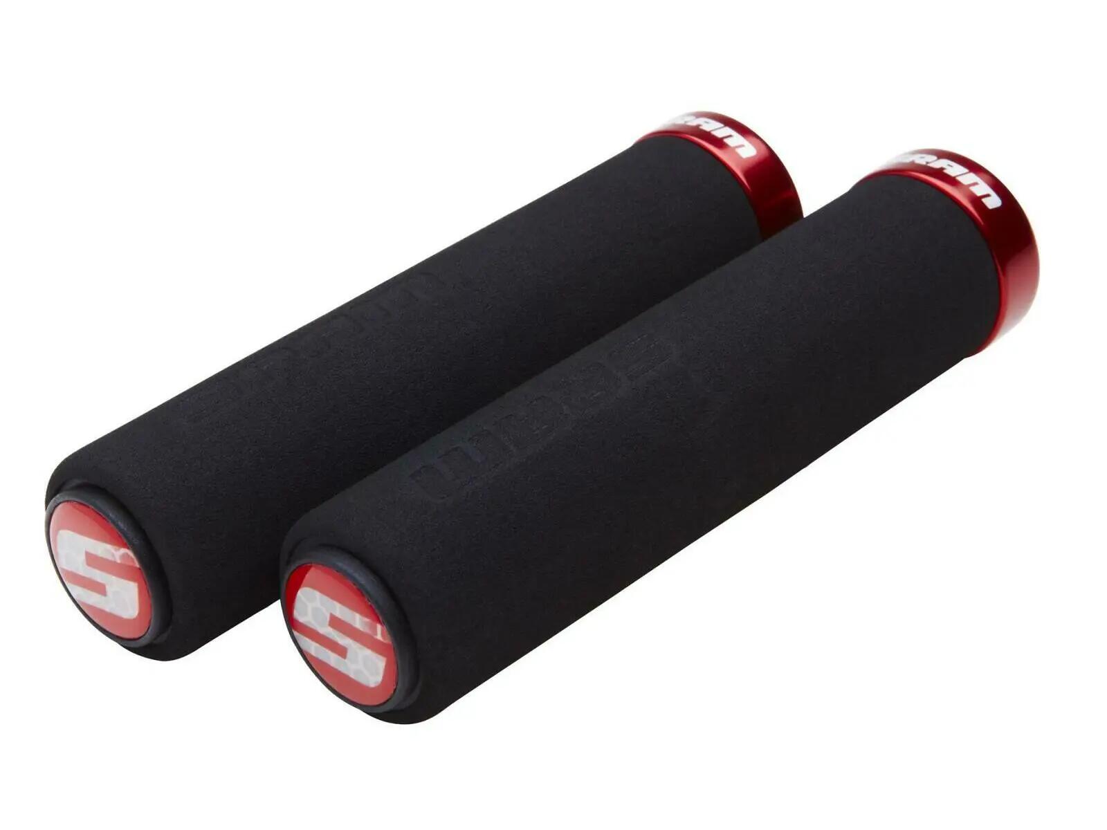 Sram Grips Lockring Foam Black-red 1/2