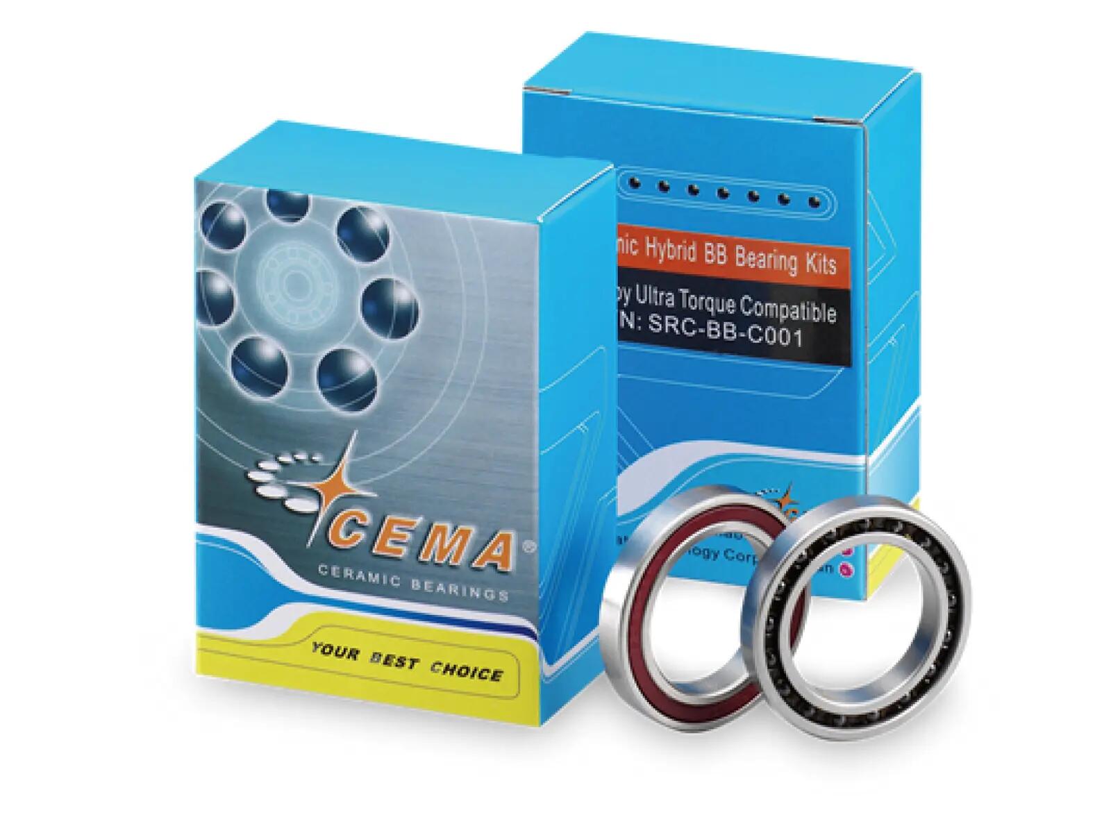 Cema Replacement Bearing Kit For Cema Bottom Brackets Silver-black 1/1
