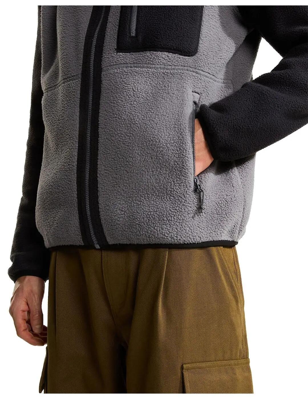 MEN'S down jacket M YUMIORI FULL ZIP GREY 6/6