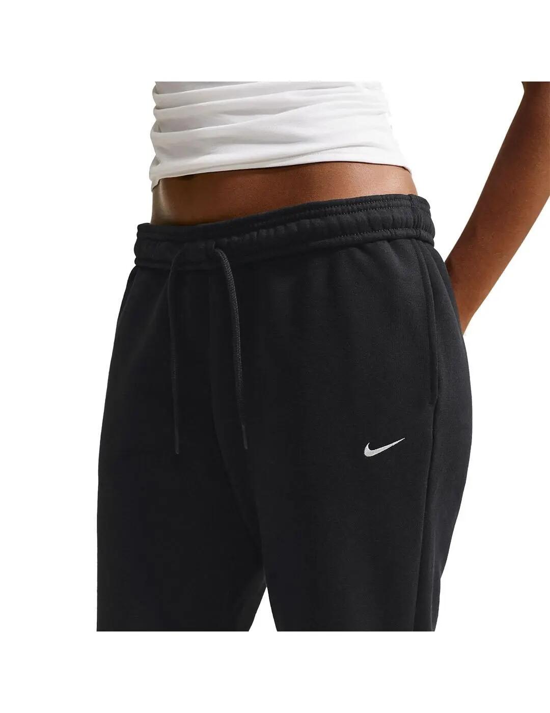 Pantalón para Mujer Nike Studio fleece Negro 3/5