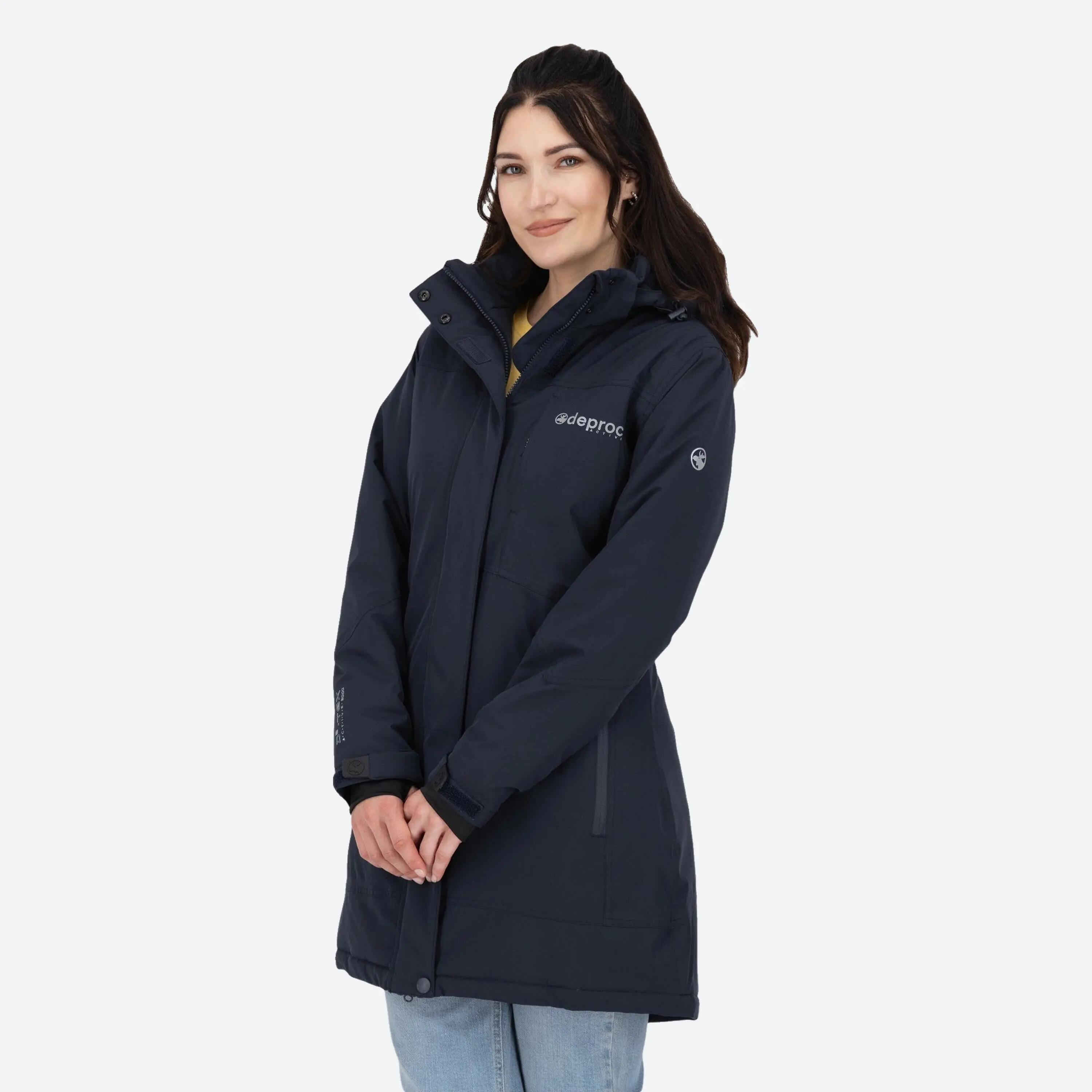 Femme - Randonnée - Veste d'hiver - imperméable - MONTREAL LONG 3/5