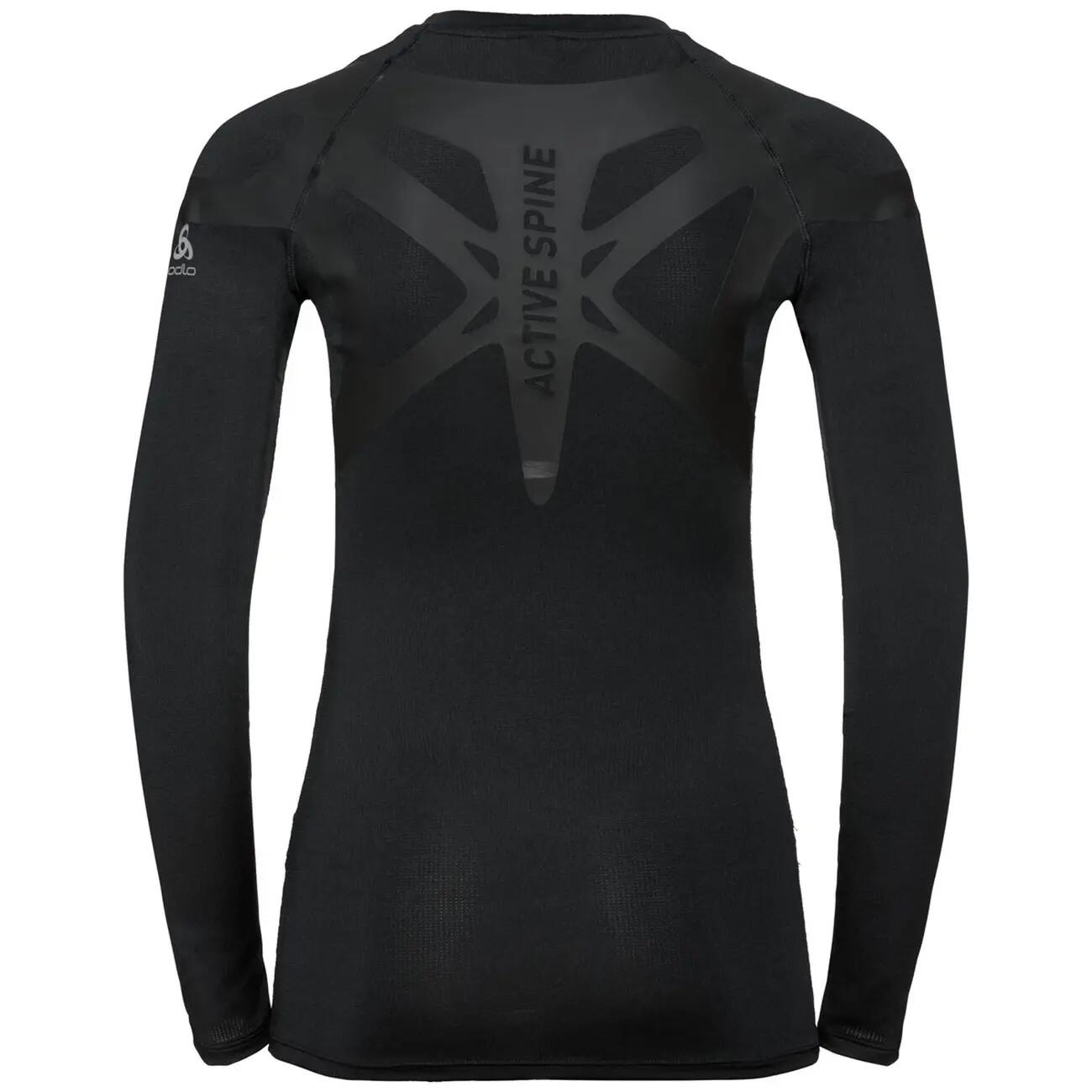 Haut Thermique Odlo ACTIVE SPINE LIGHT, Col Rond, Manches Longues 4/7