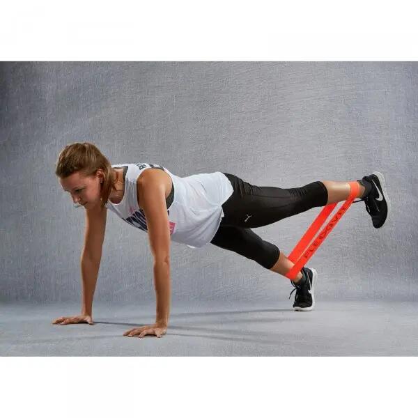 Fitnessband - Training - FLEXVIT Mini Band - Zeer lichte weerstand - Geel 9/10