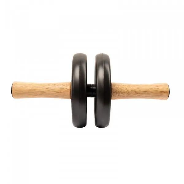 Buikspiertrainer - Fitness - Taurus - Compact - Zwart en hout 2/5