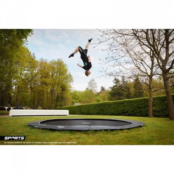 Trampoline Champion FlatGround 330 Grijs 9/9