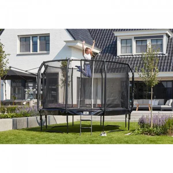 Trampoline - First Class - 427 x 244 cm - Rectangulaire Noir 8/9