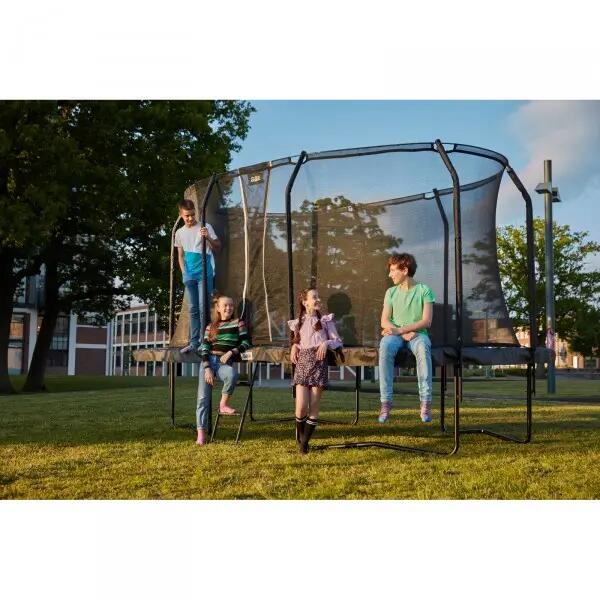 Salta 12ft Premium Black Edition Round Trampoline with Enclosure 10/10
