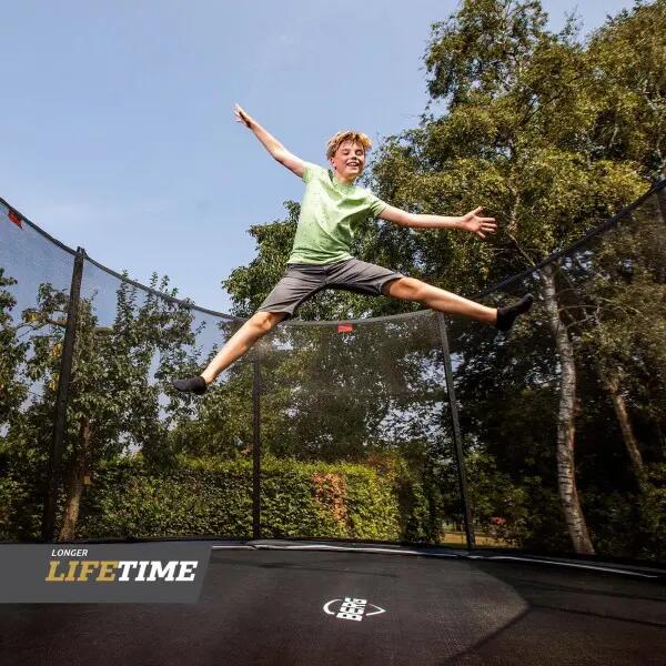 Trampoline Grand Favorit Regular 520 + Filet Séc. Comfort Noir 8/10