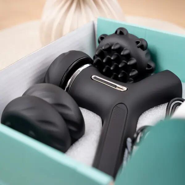 Massagepistool - Wellness - 6 snelheden - 4 opzetstukken - Taurus 5/9