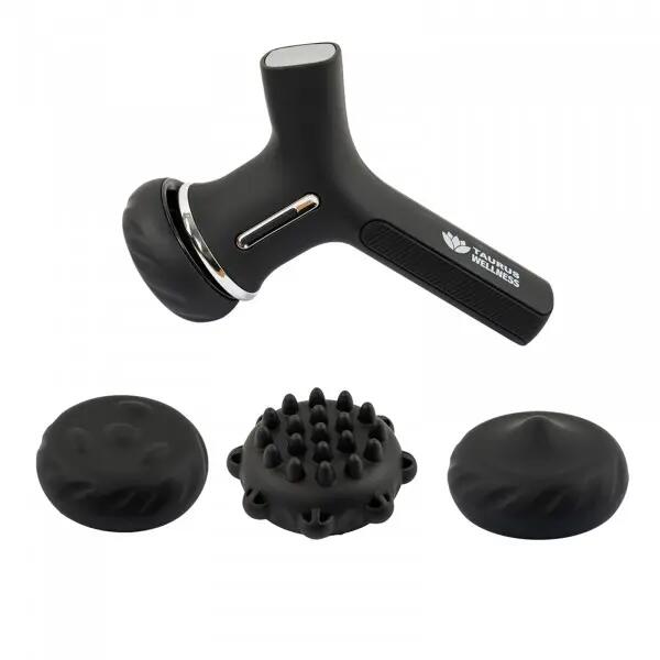 Massagepistool - Wellness - 6 snelheden - 4 opzetstukken - Taurus 4/9