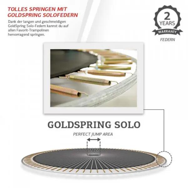 Trampoline Favorit Regular 380 + Veiligheidsnet Comfort Zwart 10/10