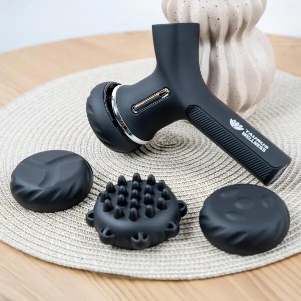 Massagepistool - Wellness - 6 snelheden - 4 opzetstukken - Taurus 2/9