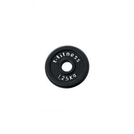 Disque de musculation - Fonte, poignées, 10 kg - Taurus - Noir
