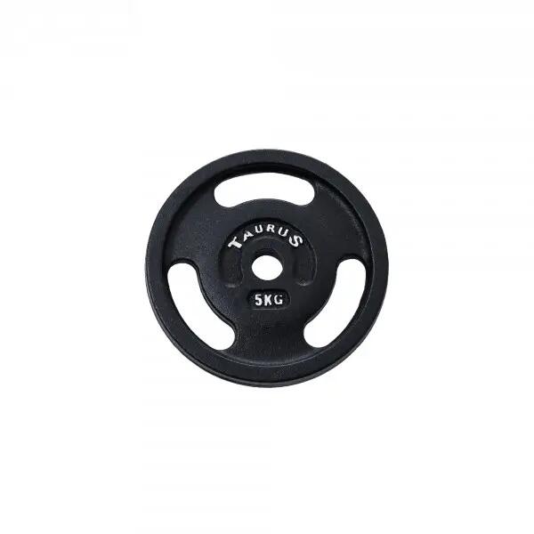 Taurus Gietijzeren Halterschijf 3G - 0,5 kg - Zwart 5/8