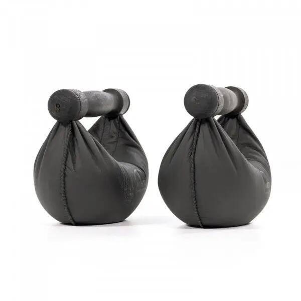 Dumbbell - Krachttraining - NOHRD Swing Shadow - 1 kg - Zwart leder 10/10