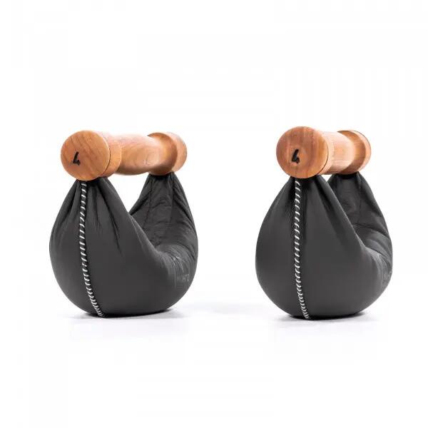 Dumbbells - Krachttraining - NOHrD Swing - Leer, 1 kg - Kersen 4/10