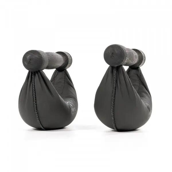 Dumbbell - Krachttraining - NOHRD Swing Shadow - 1 kg - Zwart leder 4/10
