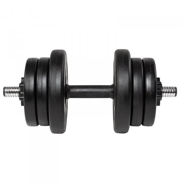 Haltères - Musculation - 10 kg - Réglables - Duke Fitness - Noirs 2/2