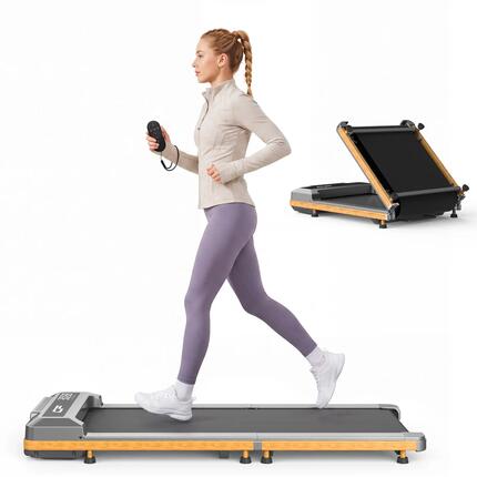 Tapis de Marche Pliable 180º, Walking Pad Silencieux Maison, 2.5HP, 130kg