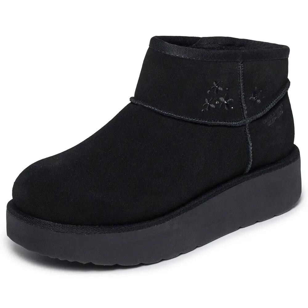 Bottine Cuir Slip-In Skechers Keep Cozy - Femme 7/7