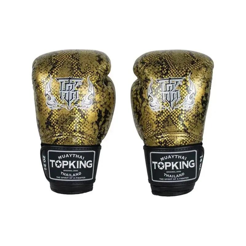 Boxerské rukavice TOP KING Super Air Snake Black Gold 2/6