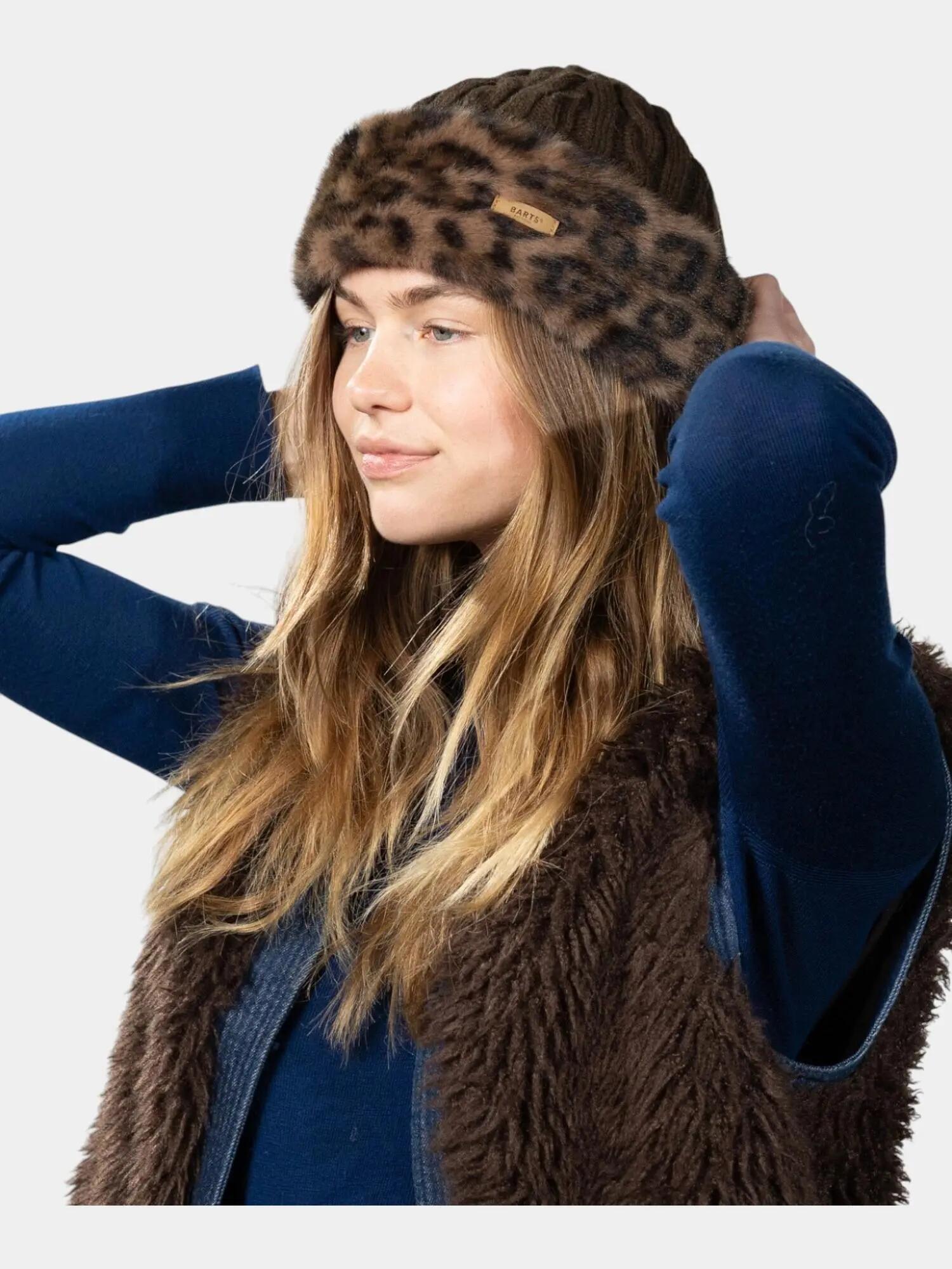 Gorro - Sportswear - Mujer - Fur Cable Bandhat - Marrón 3/4