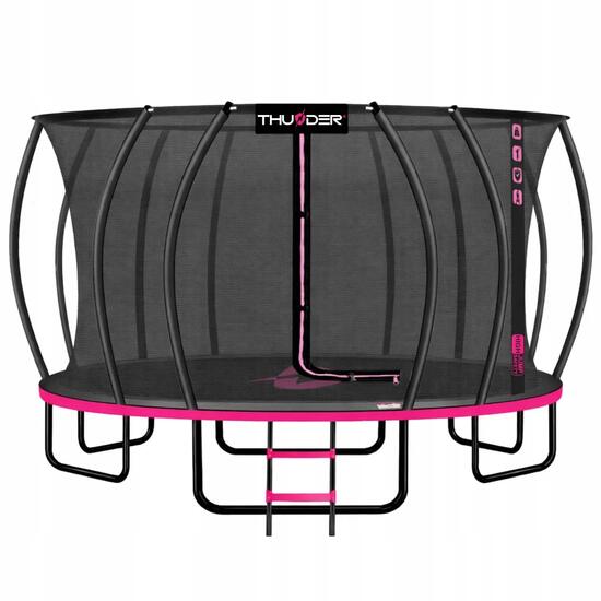 Trampoline de jardin pour enfants THUNDER 16FT (488 cm) avec filet et échelle