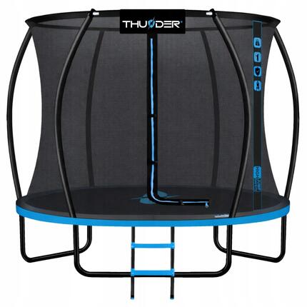 Trampoline de jardin pour enfants THUNDER 8 pieds (244 cm) avec échelle