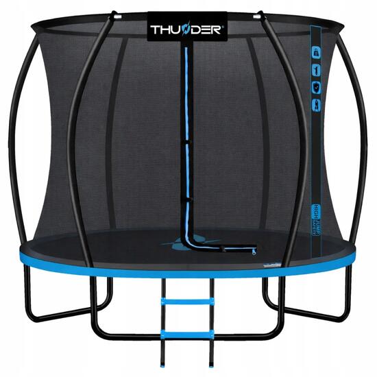 Trampoline de jardin pour enfants THUNDER 8 pieds (244 cm) avec échelle