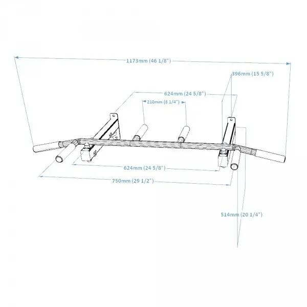 Barre de traction en métal BenchK PB2B 10/10