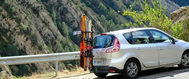 Buzz Rack Buzzski H Kayak ve Snowboard Kare Tip Çeki Demiri Taşıyıcı 4/7
